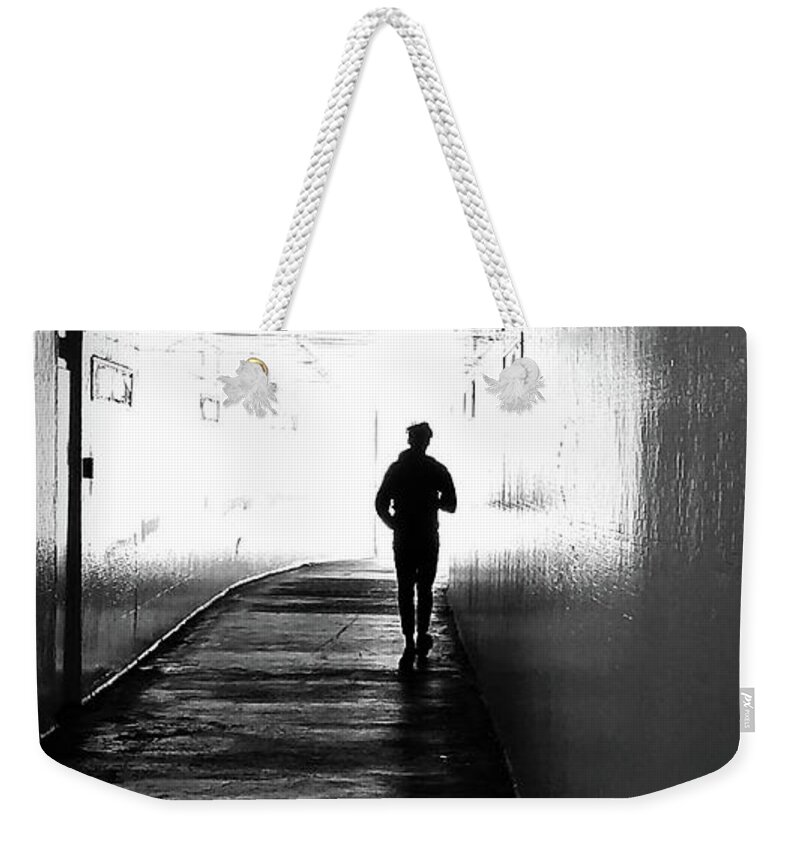 Chester Weekender Tote Bag featuring the photograph CHESTER. Into The Light. by Lachlan Main