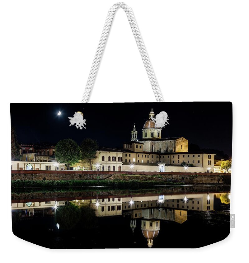 Arno Weekender Tote Bag featuring the photograph Chiesa di San Frediano in Cestello by Alexey Stiop