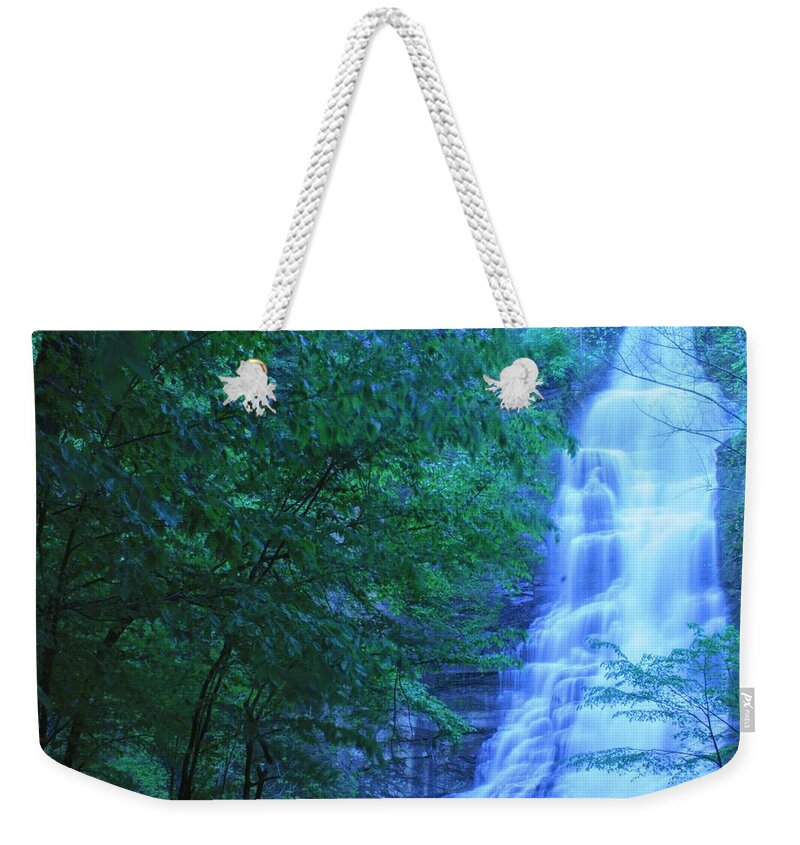  Weekender Tote Bag featuring the photograph Chittenango Falls by Brad Nellis