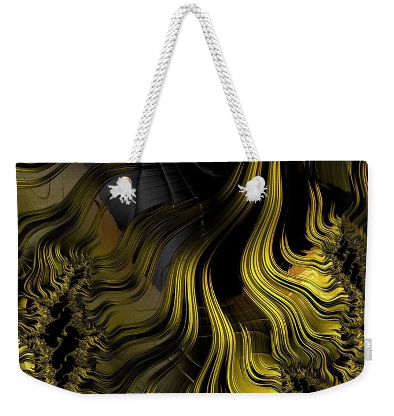 Fractal Weekender Tote Bag featuring the digital art Choice #4 by Mary Ann Benoit