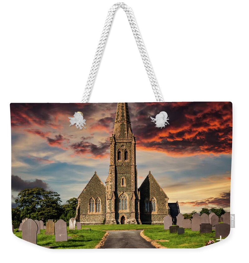 Christ Church Weekender Tote Bag featuring the photograph Christ Church Deiniolen by Adrian Evans