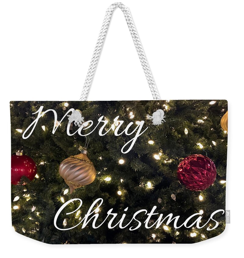 Christmas Weekender Tote Bag featuring the photograph Christmas Card 2 by Lee Darnell