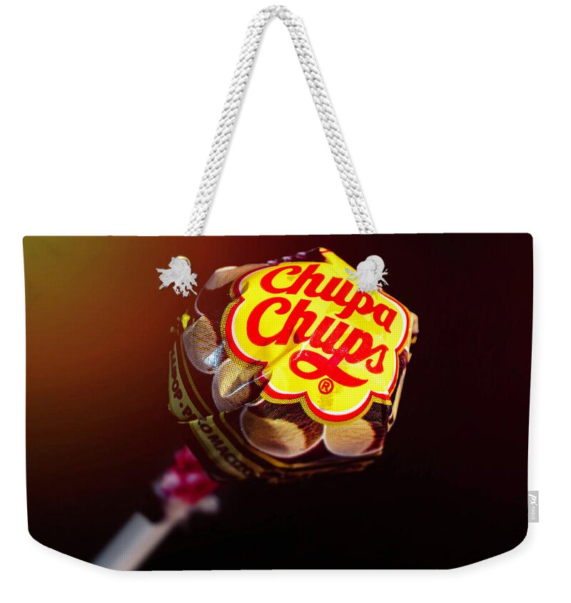 Art Weekender Tote Bag featuring the photograph Chupa Chups Lollipop 1 by James Sage