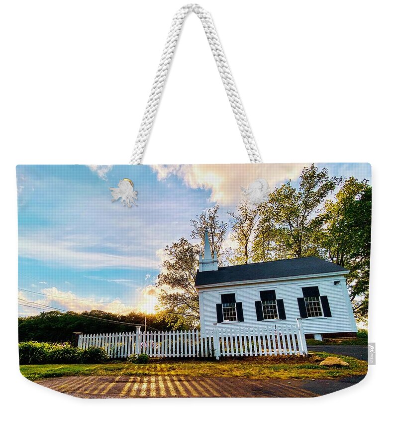  Weekender Tote Bag featuring the photograph Church by John Gisis