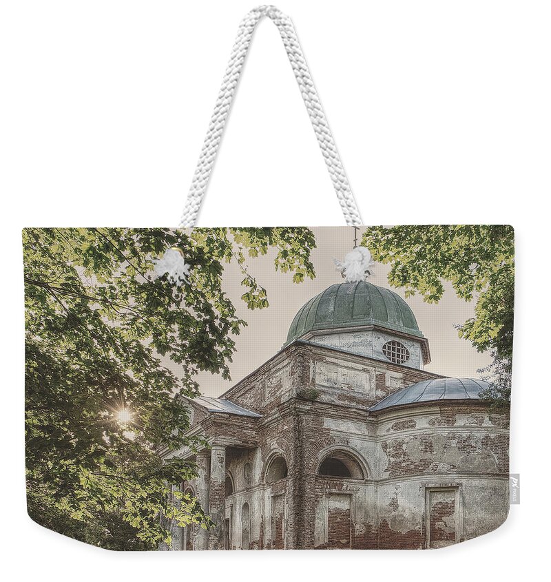 Ruined Weekender Tote Bag featuring the photograph Church of The Trinity by Andrii Maykovskyi