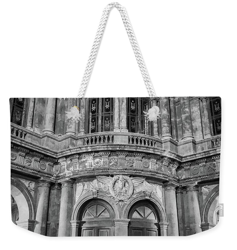 Italy Weekender Tote Bag featuring the photograph Classic Architecture of Sicily by Monroe Payne