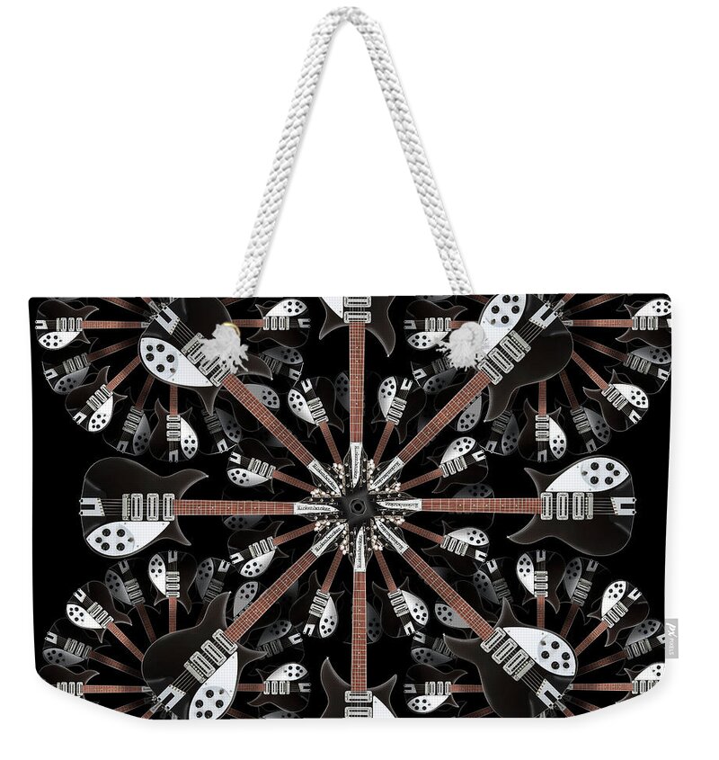 Abstract Guitars Weekender Tote Bag featuring the photograph Classic Guitars Abstract 7 by Mike McGlothlen