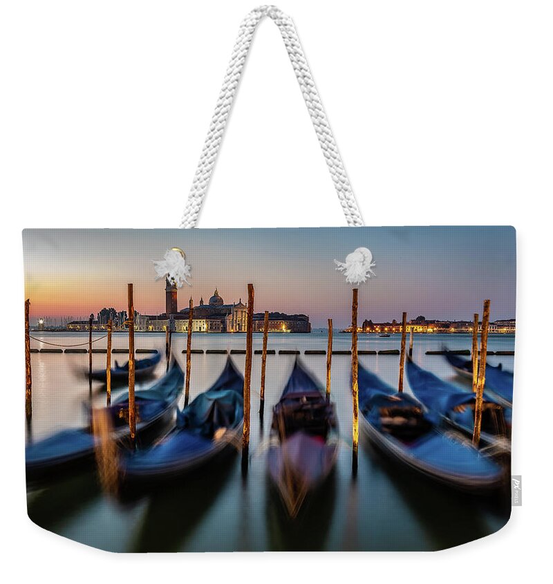 Italy Weekender Tote Bag featuring the photograph Classic Venice by David Downs