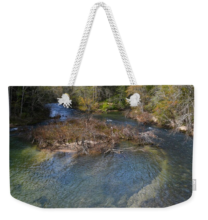 Tennessee Weekender Tote Bag featuring the photograph Clear Creek At Obed 4 by Phil Perkins