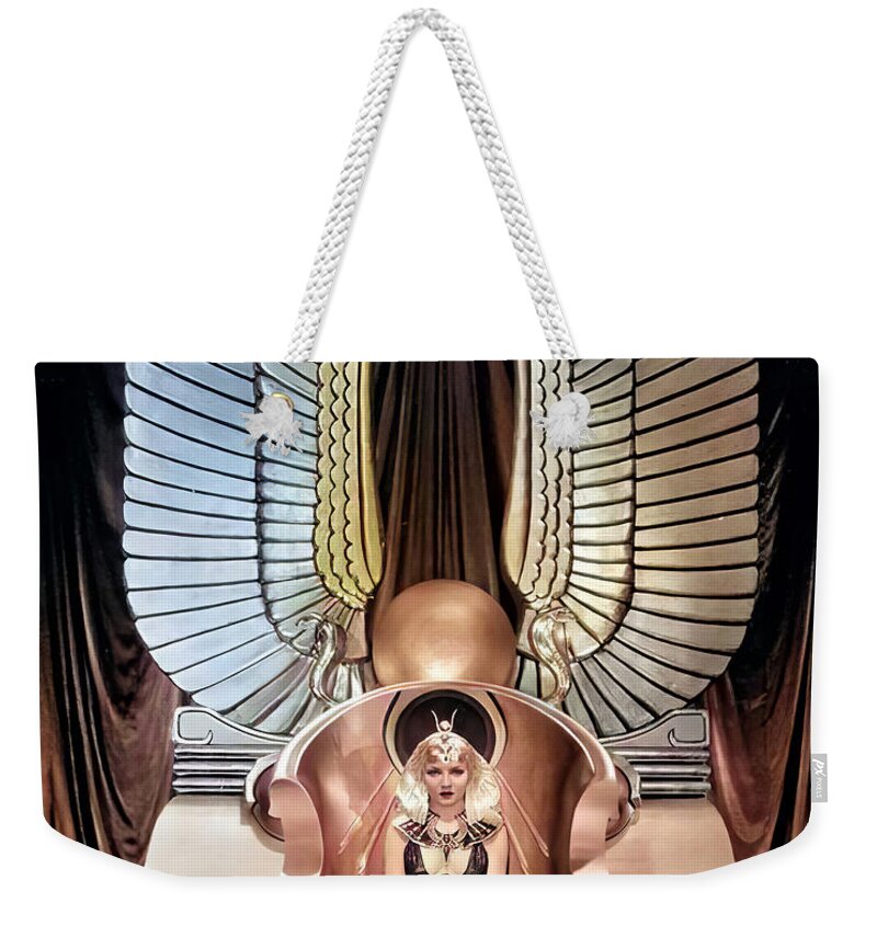 Cleopatra Weekender Tote Bag featuring the digital art Cleopatra - 1934 by Chuck Staley