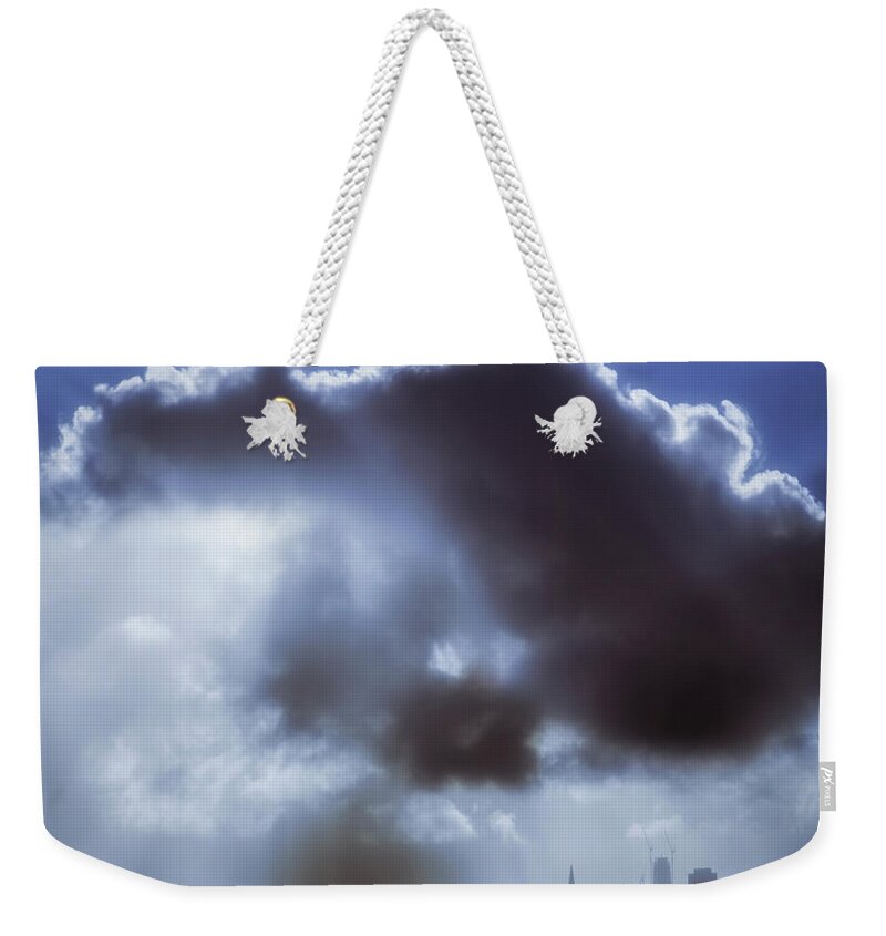 Cloud Weekender Tote Bag featuring the photograph Cloud over San Francisco by Donald Kinney