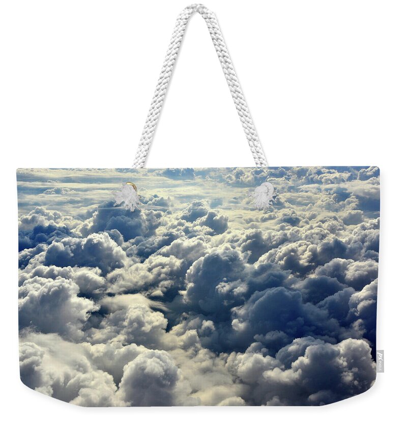 Cloud Weekender Tote Bag featuring the photograph Clouds by Chris Smith