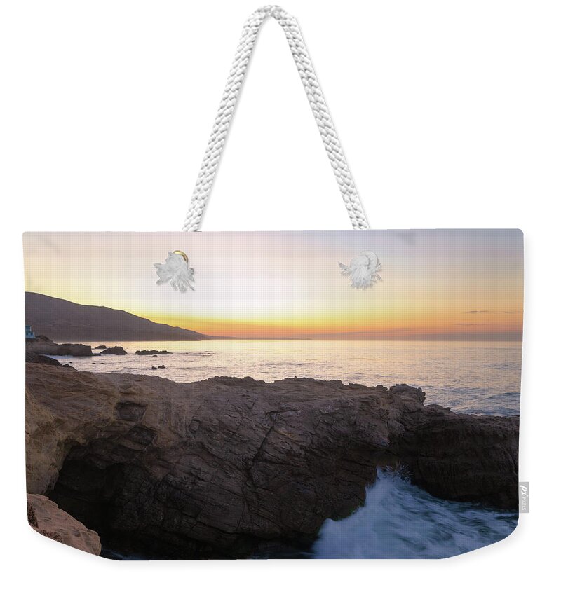 Coastal Sunrise Weekender Tote Bag featuring the photograph Coastal Calfifornia Sunrise by Matthew DeGrushe