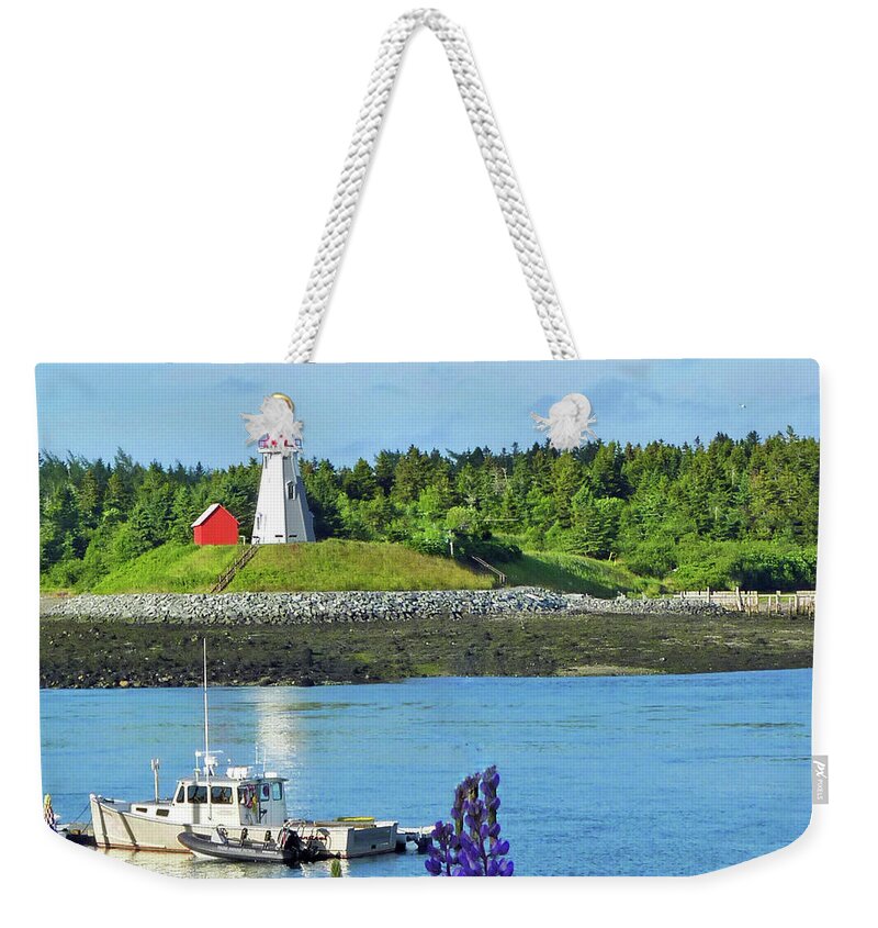 Maine Weekender Tote Bag featuring the photograph Coastal Maine by Carl Sheffer
