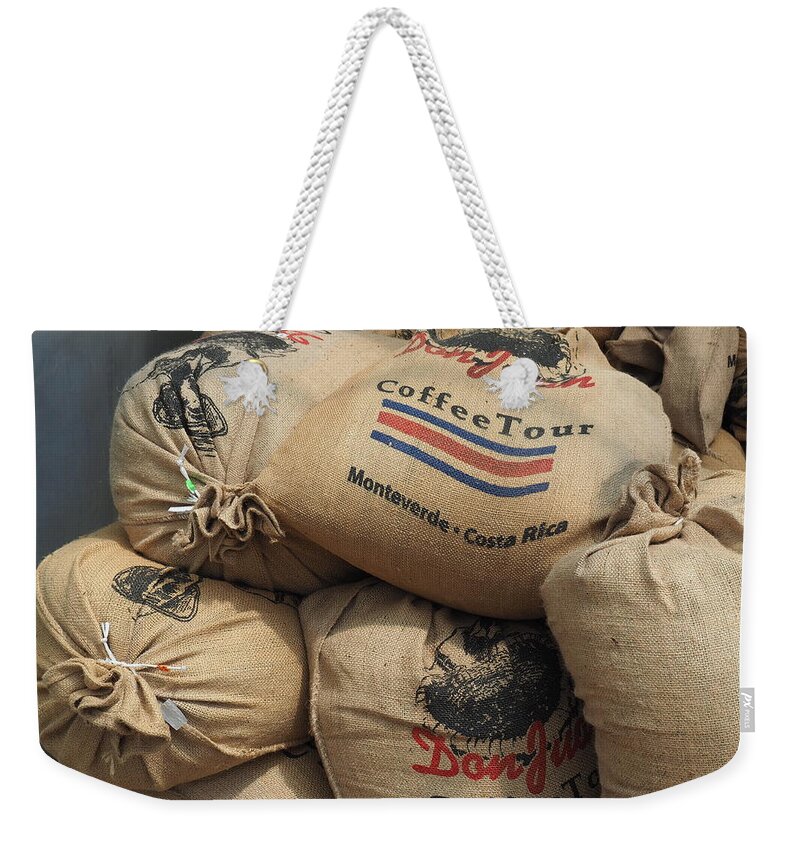 Coffee Weekender Tote Bag featuring the photograph Happiness is a Really Good Cup of Coffee by Leslie Struxness