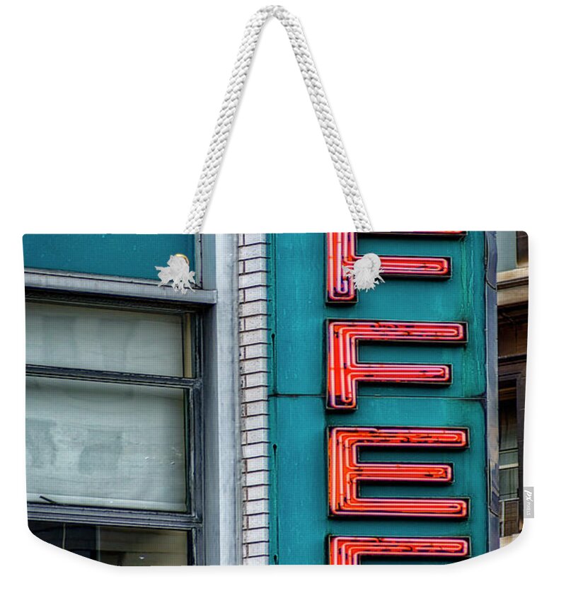 Coffee Shop Bar Weekender Tote Bag featuring the photograph Coffee Shop Bar by Susan Candelario