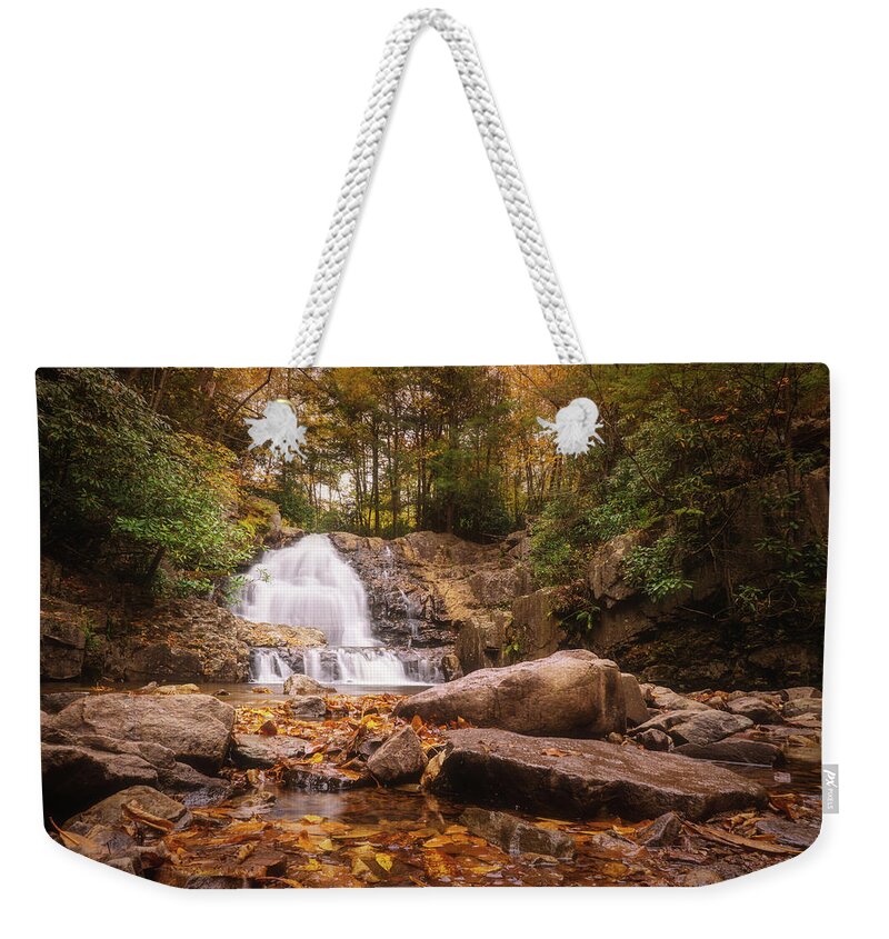 Hawk Weekender Tote Bag featuring the photograph Colorful Autumn Hawk Falls by Jason Fink