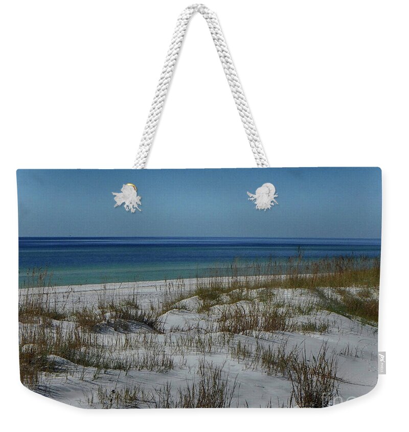 Gulf Weekender Tote Bag featuring the photograph Colors of Paradise by Judy Hall-Folde