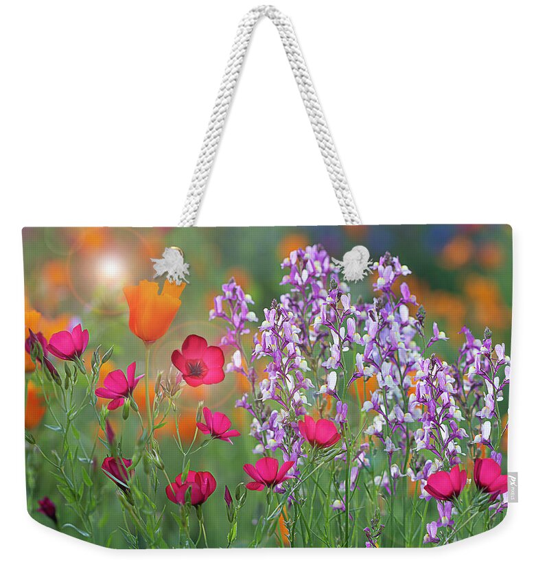 Spring Weekender Tote Bag featuring the photograph Colors of Spring by Vanessa Thomas