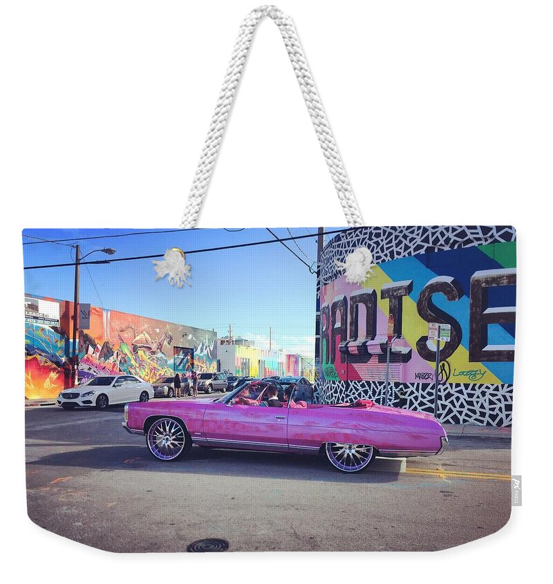 Colour Weekender Tote Bag featuring the photograph Colourful Drive by Bettina X