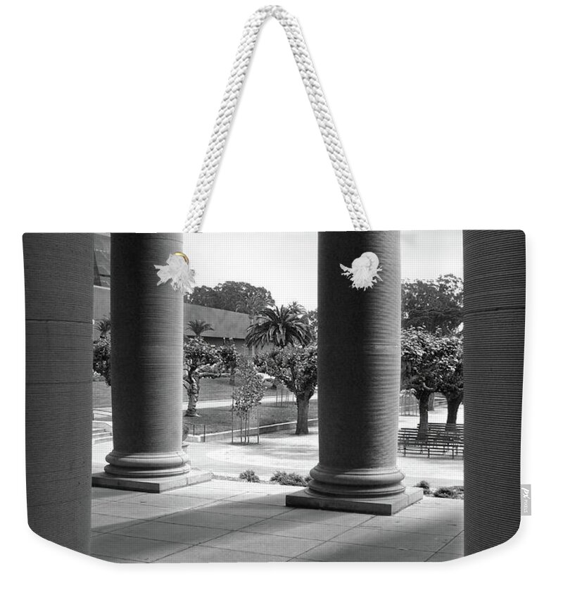 Columns Weekender Tote Bag featuring the photograph Columns 6 by Mike McGlothlen