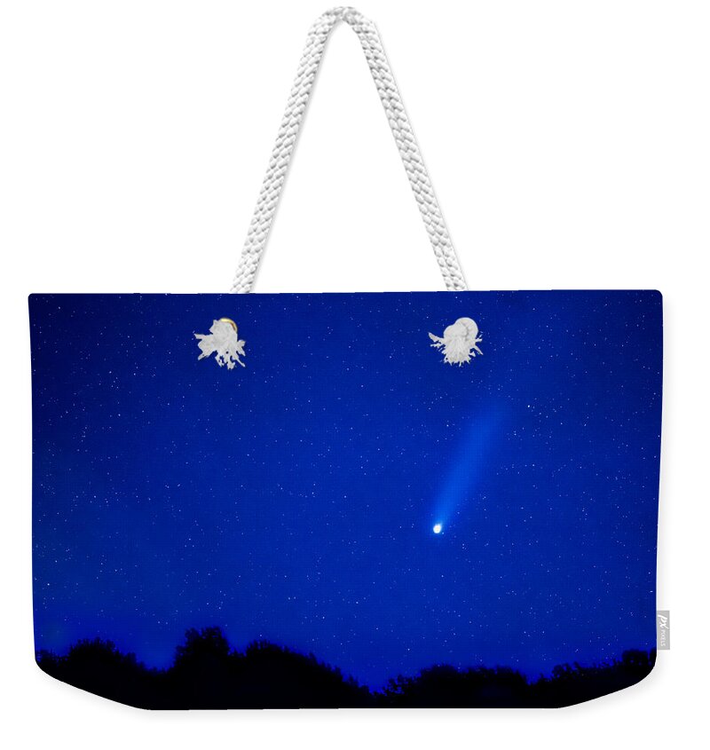 Comet Weekender Tote Bag featuring the photograph Comet Neowise 2020 by Allin Sorenson