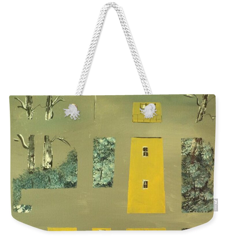 #artist Weekender Tote Bag featuring the painting Confused # 266 by Donald Northup