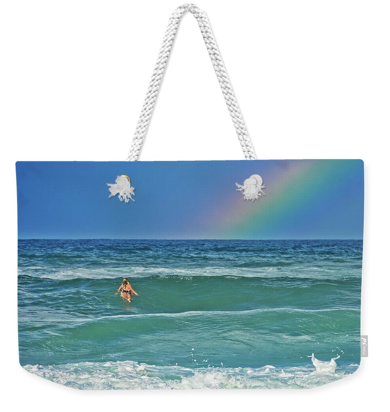 Australian Beaches Weekender Tote Bag featuring the photograph Connecting With Gaia by Az Jackson