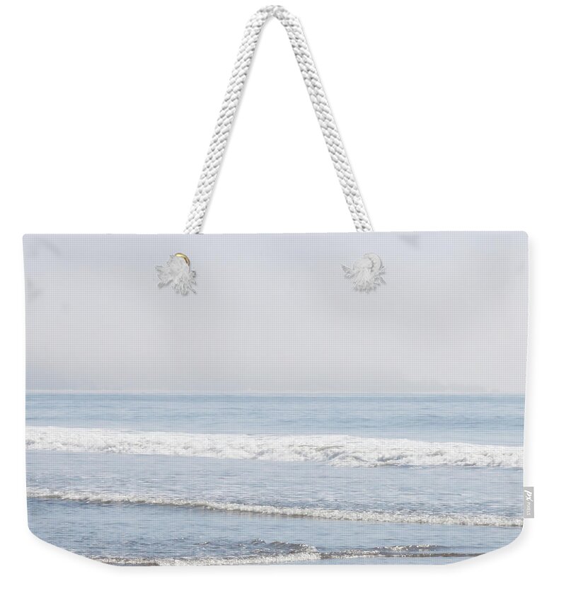 Ocean Weekender Tote Bag featuring the photograph Cool Misty Morning by Ana V Ramirez