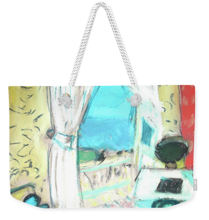 Matisse Weekender Tote Bag featuring the painting Copying an early Matisse by Studio Tolere