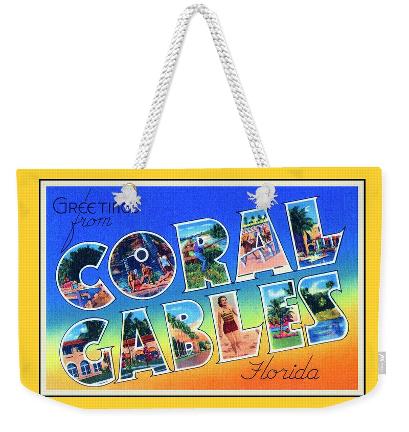 Coral Gables Weekender Tote Bags