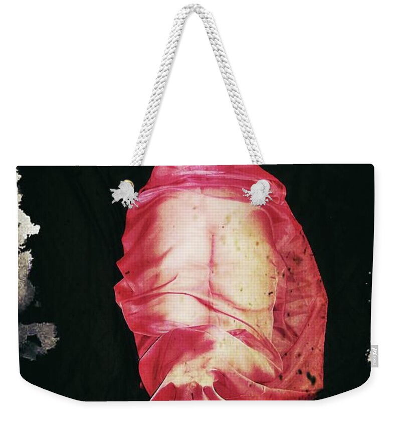 Contemporary Weekender Tote Bag featuring the digital art Corinne 2 by Mark Baranowski