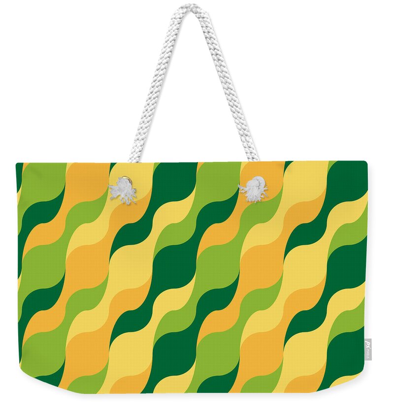 Pattern Weekender Tote Bag featuring the digital art Corn by Cu Biz
