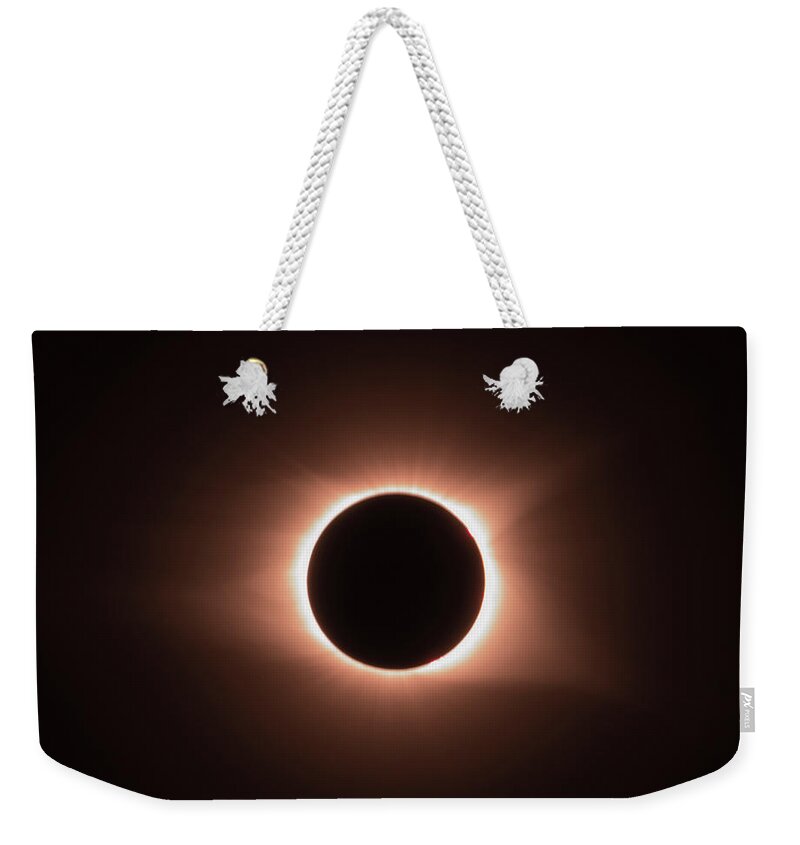 21 August 2017 Weekender Tote Bag featuring the photograph Corona by Melissa Southern