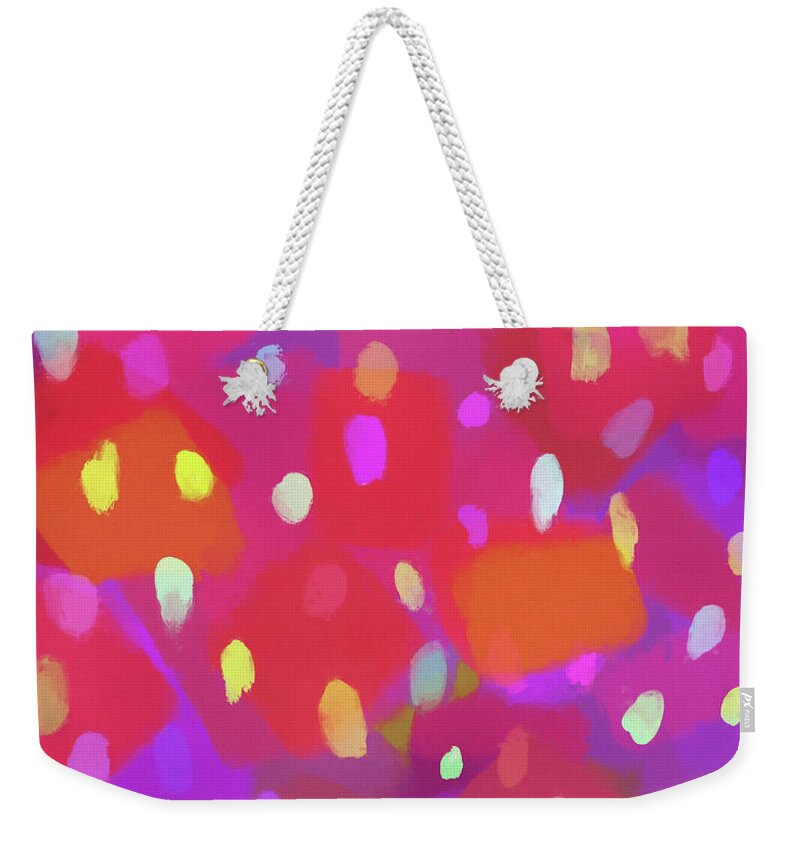 Cotton Candy Weekender Tote Bag featuring the painting Cotton Candy by Dan Sproul