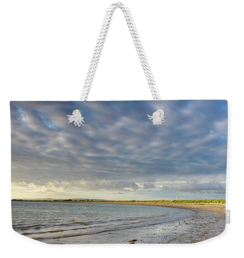 Cotton Weekender Tote Bag featuring the photograph Cotton Over Fenit Without by Mark Callanan