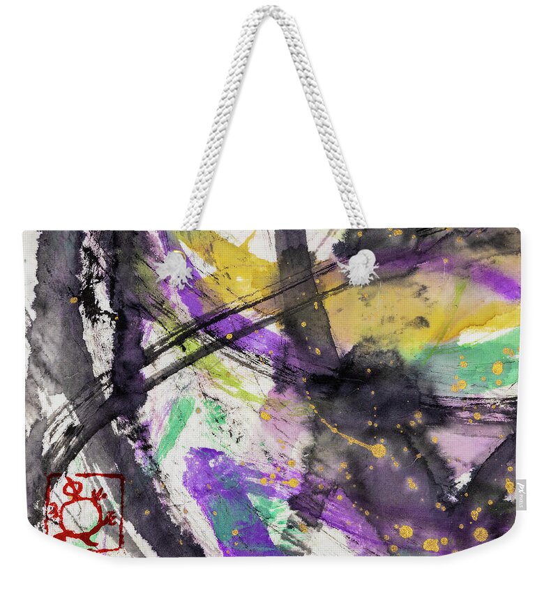 Intuitive Art Weekender Tote Bag featuring the photograph Create Calm by Kim Sowa