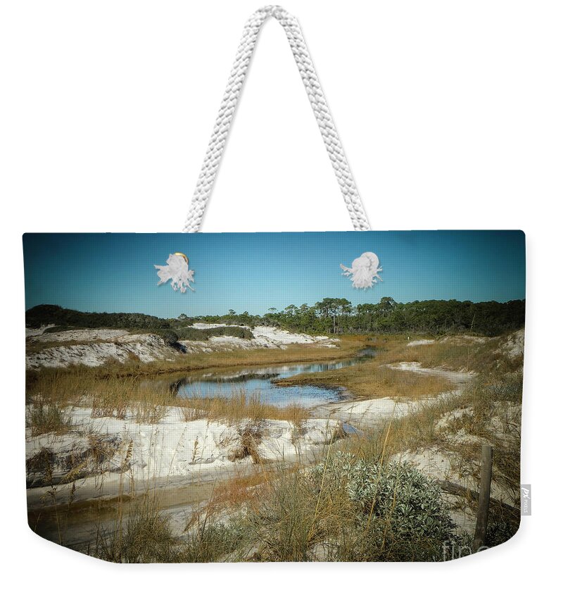 Florida Weekender Tote Bag featuring the photograph Created by Nature by Judy Hall-Folde