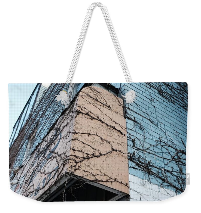 Storefront Weekender Tote Bag featuring the photograph Creeper by Kreddible Trout