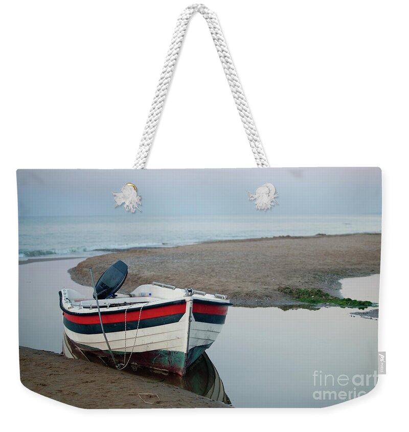 Crete Weekender Tote Bag featuring the photograph Crete - Fishing Boat IV by Rich S