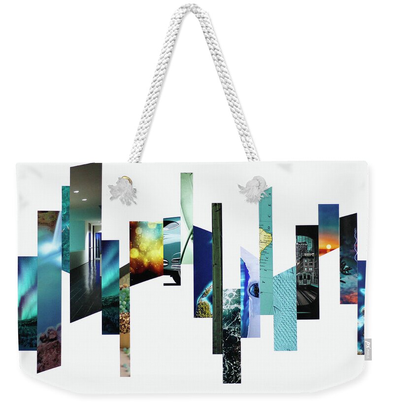 Collage Weekender Tote Bag featuring the photograph Crosscut#117 by Robert Glover