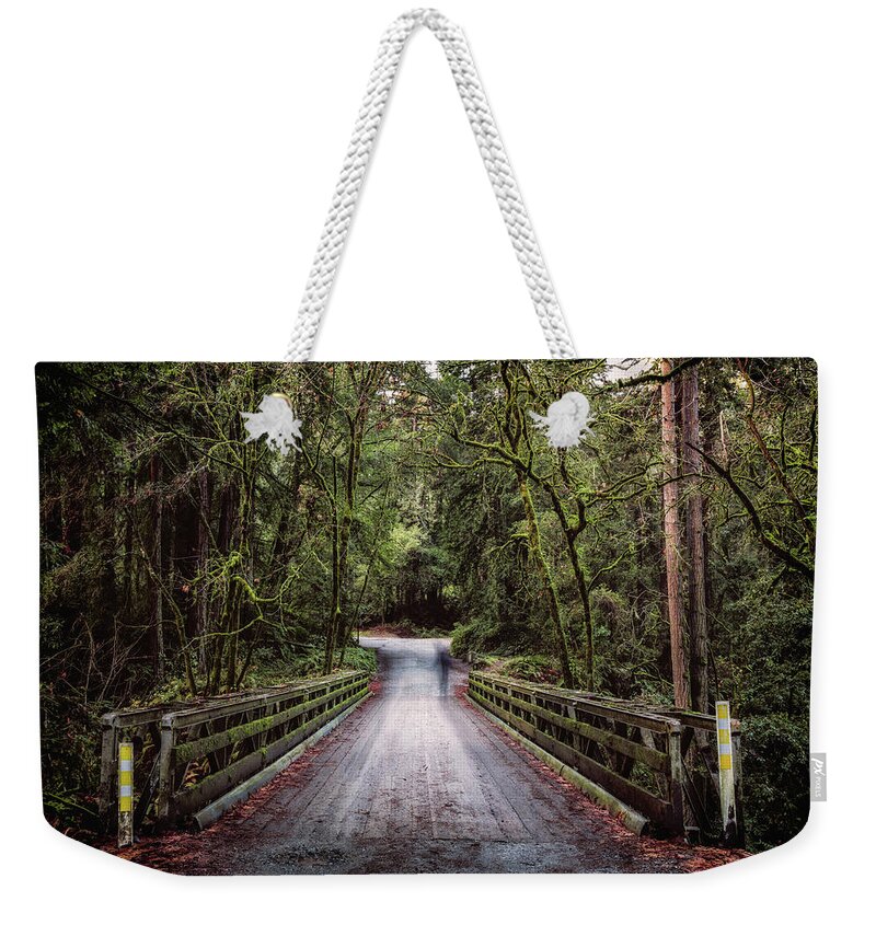 California Weekender Tote Bag featuring the photograph Crossing to the Other Side by Laura Roberts