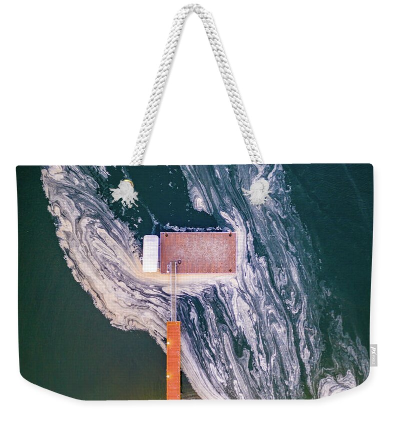 Current Weekender Tote Bag featuring the photograph Current by Clinton Ward