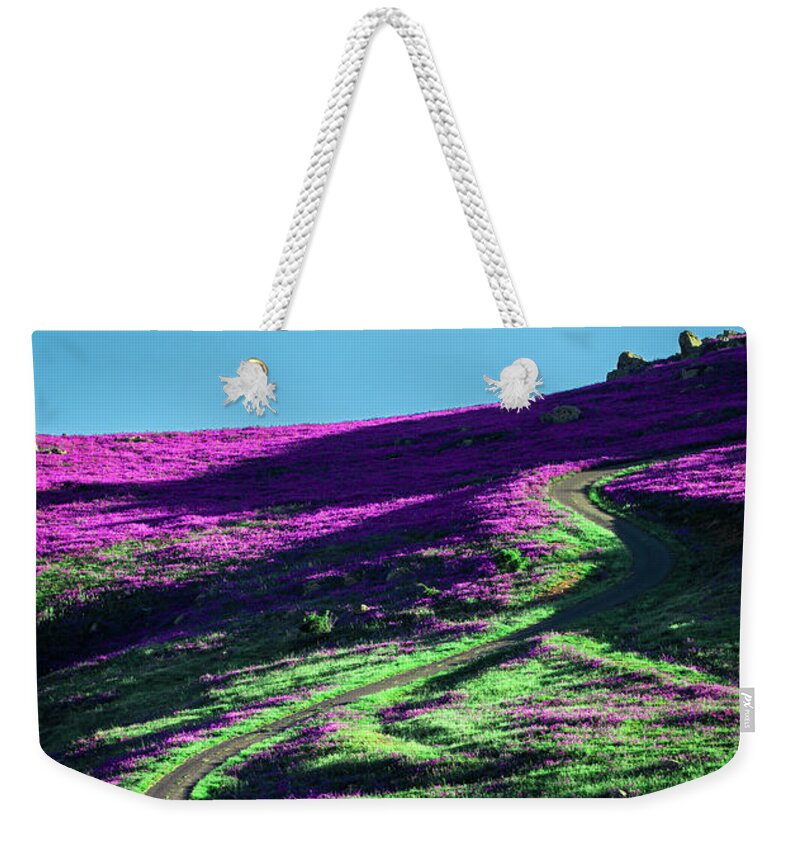 Paterson's Curse Weekender Tote Bag featuring the photograph Cursed Beauty by Ari Rex