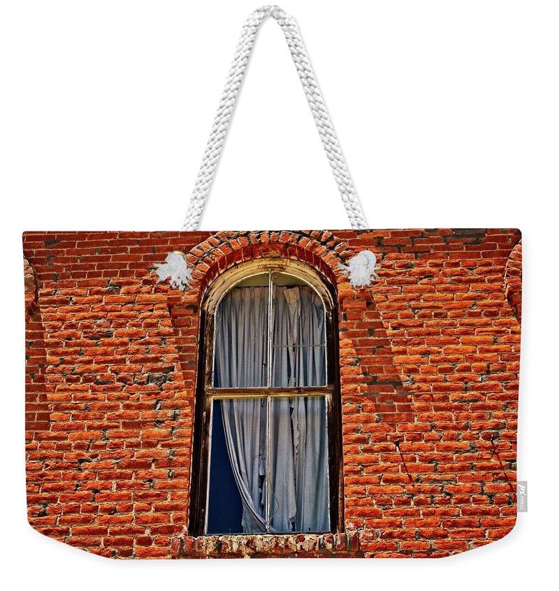 Activity Weekender Tote Bag featuring the photograph Curtains From The Past by David Desautel