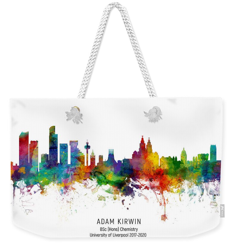  Weekender Tote Bag featuring the digital art Custom Print For Veronica by Michael Tompsett