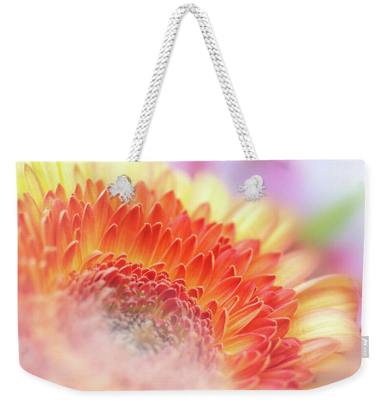 Photography Weekender Tote Bag featuring the digital art Daisy Cheer by Terry Davis