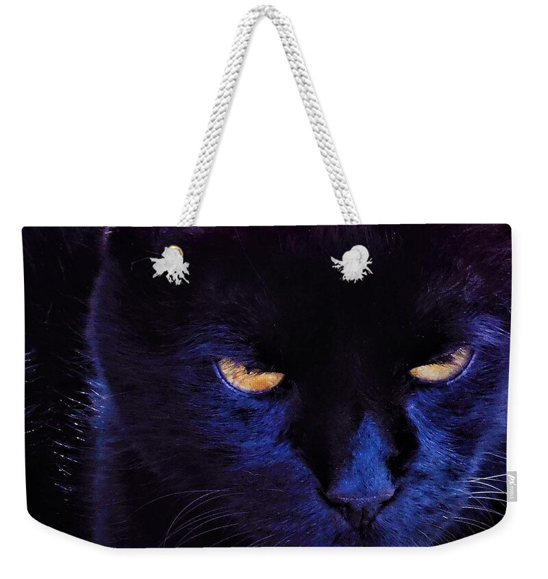 - Dark Beauty Weekender Tote Bag featuring the photograph - Dark Beauty by THERESA Nye