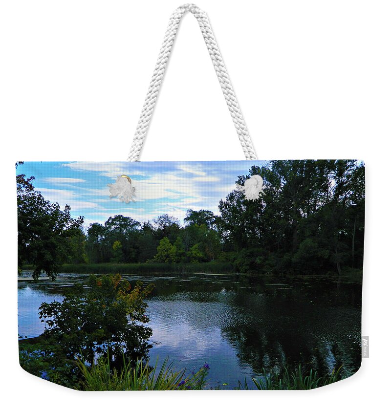 Date Night Spot Weekender Tote Bag featuring the photograph Date Night Spot by Cyryn Fyrcyd