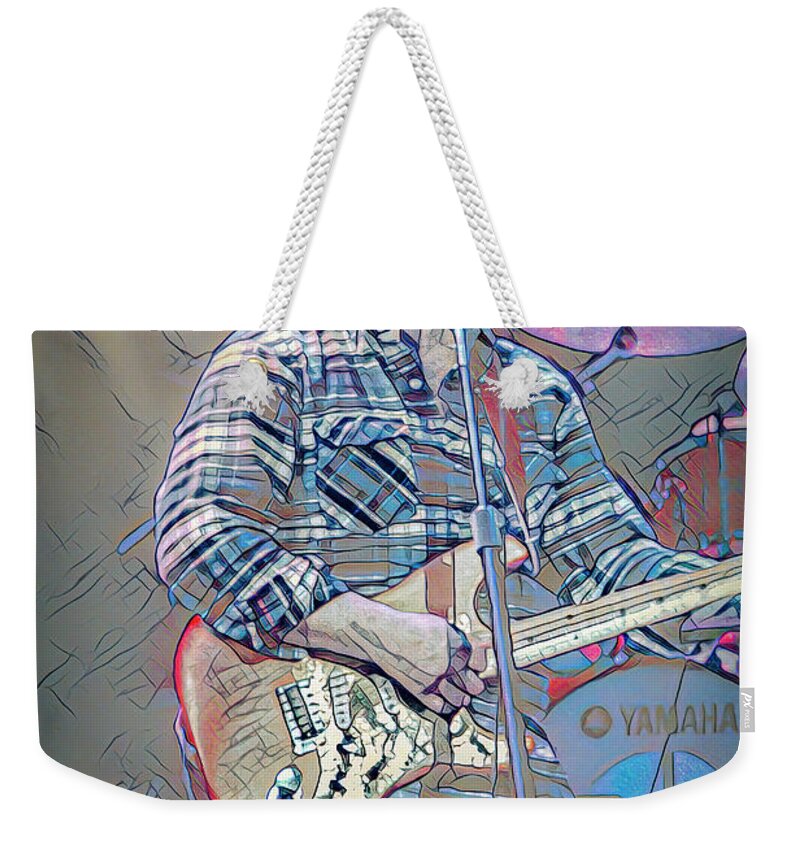 © 2020 Lou Novick All Rights Reserved Weekender Tote Bag featuring the photograph David Crosby by Lou Novick